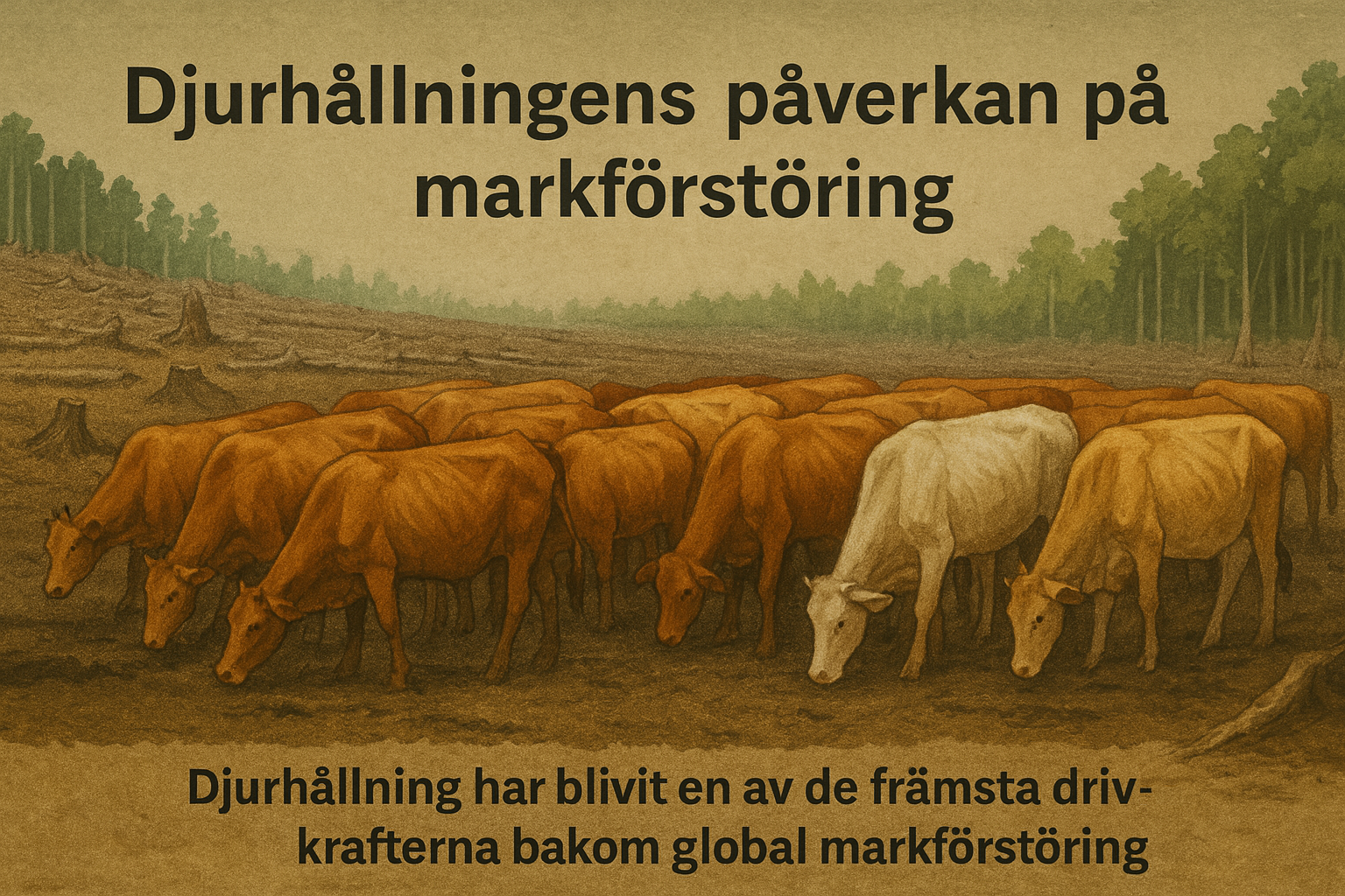 Djurhållning och markförstöring