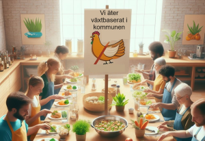 Stoppa djurplågeriet - säg nej till kyckling i kommunala kök liten