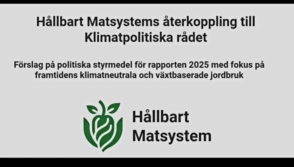 Rapport till Klimatpolitiska rådet