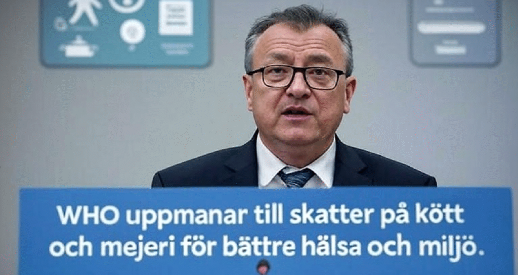 WHO rapport visar att skatter på kött och mejeri kan rädda 170000 liv årligen i EU