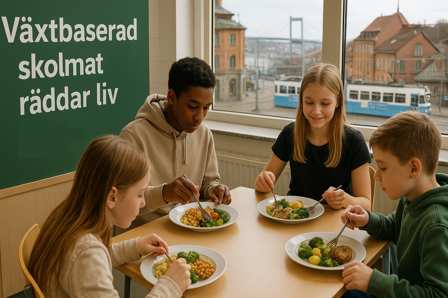 Växtbaserad skolmat i Göteborg