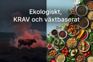 Ekologiskt och KRAV samt växtbaserat