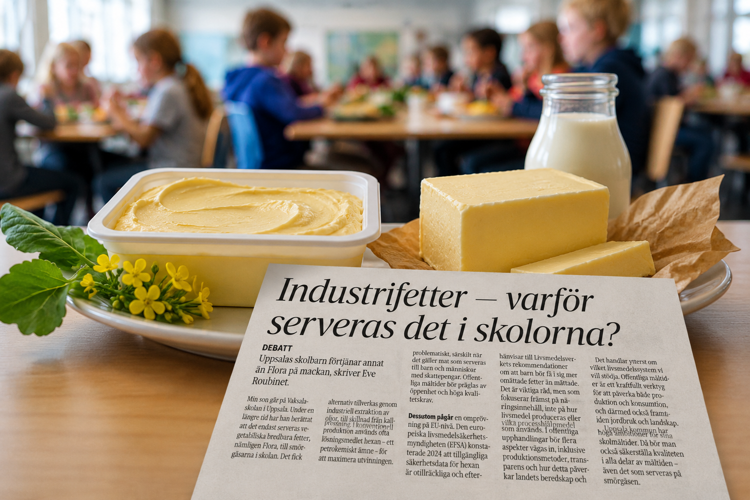 mättat fett skolmaten